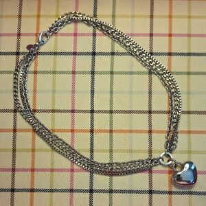 Silver Heart Pendant Necklace